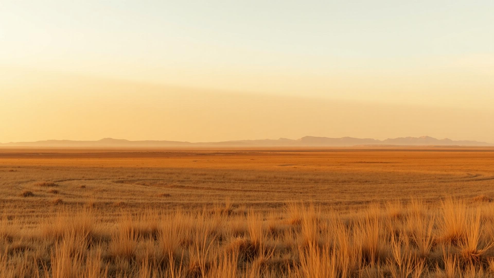 Alberta prairie at golden hour
